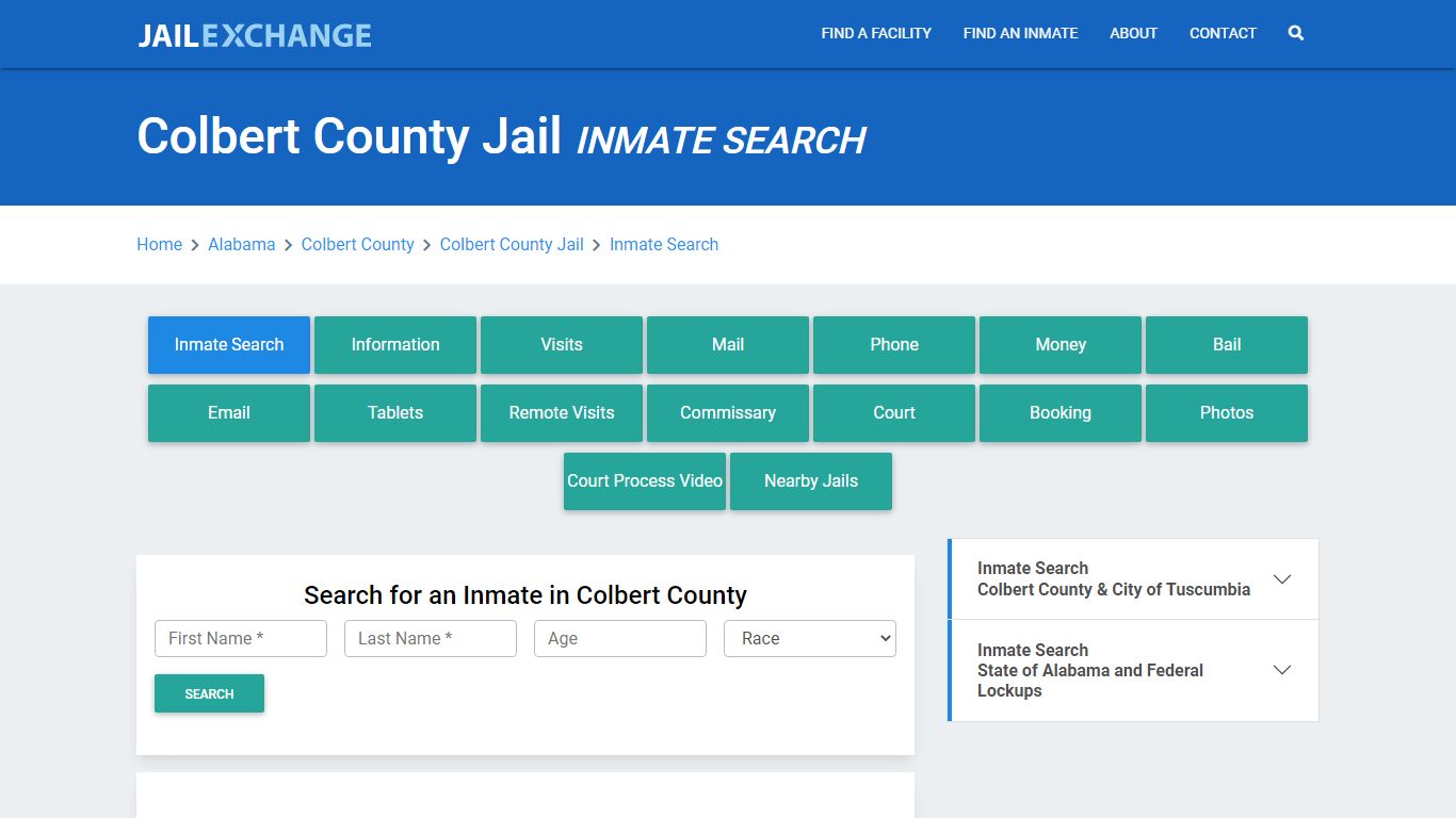 Colbert County Jail, AL Inmate Search: Roster & Mugshots - Jail Exchange